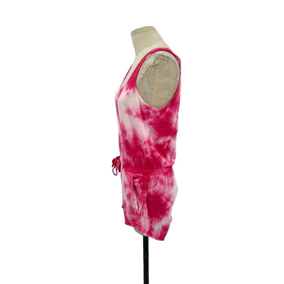 Spiritual Gangster Perfect Tie Dyed Romper Pink Size Small - Picture 5 of 9